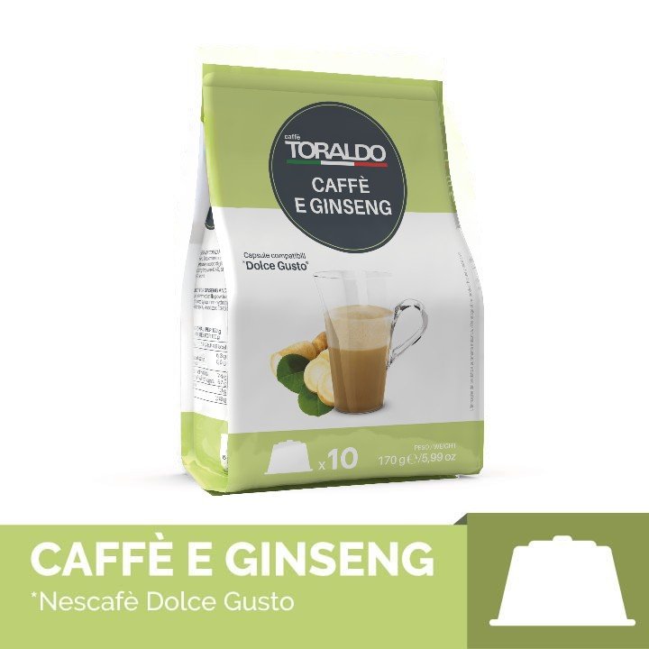 10 Kapsula Kompatibilne Nescafè Dolce Gusto* - Caffè e Ginseng