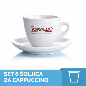 Set 6 šolja Cappuccino Bijele