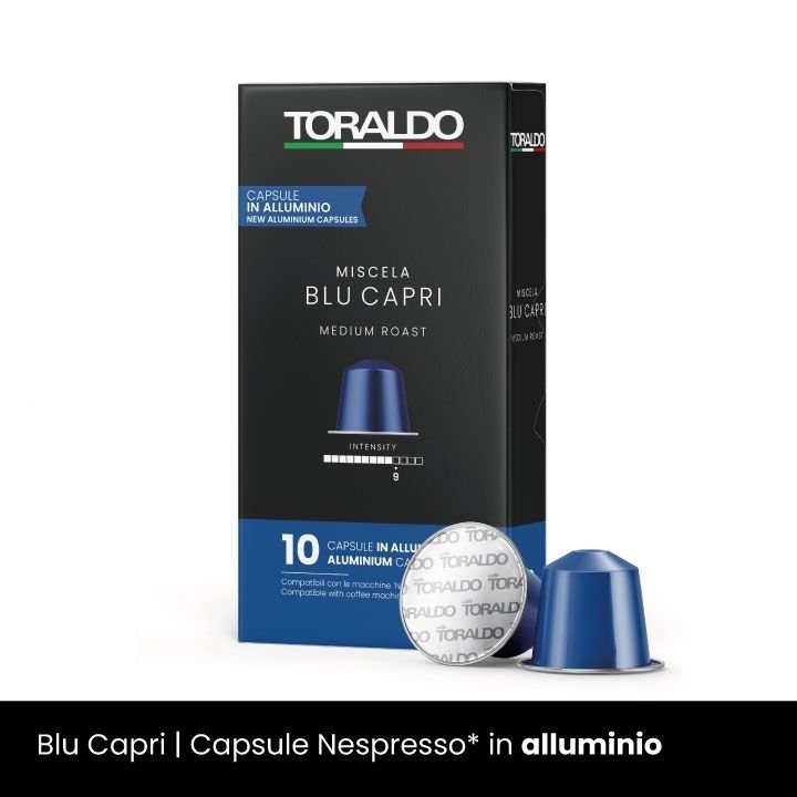 10 Aluminium Kapsula Kompatibilne Nespresso - Blu Capri