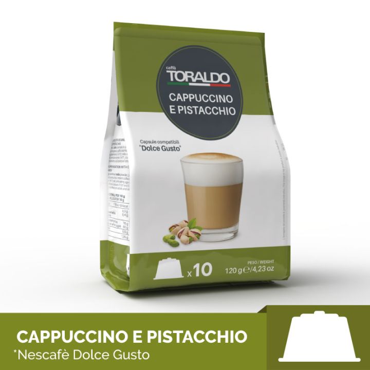 10 Kapsula Kompatibilne Dolce Gusto - Cappuccino e Pistacchio
