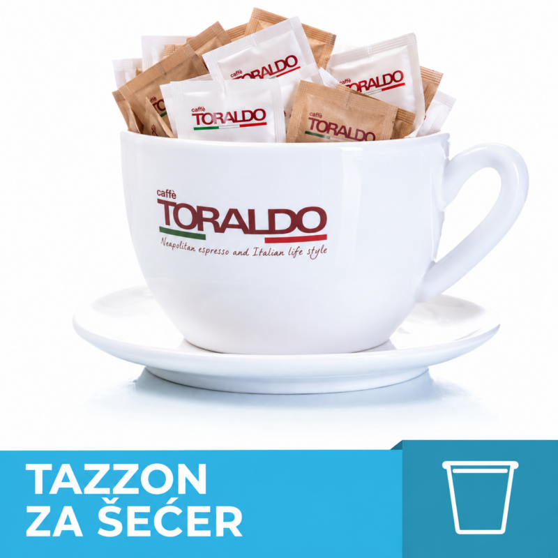 Toraldo Tazzone za šećer – keramički držač sa kesicama šećera
