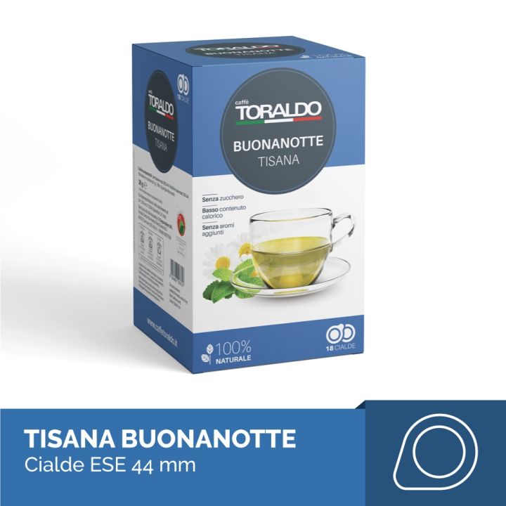 Toraldo Buonanotte biljna tisana, 18 ESE čaldi od 44 mm